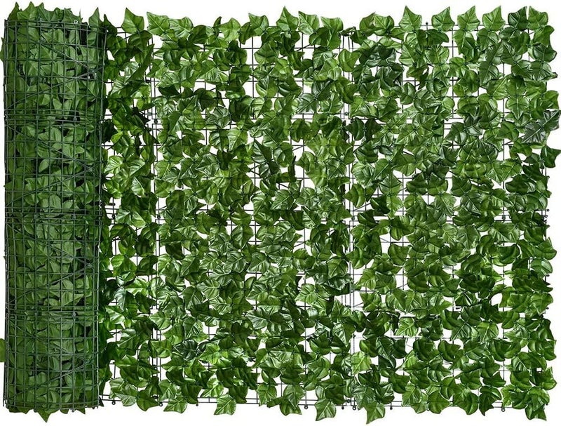 URbazaar 1x3 Meter Privacy Garden Fence Wall Artificial Plants Hedge Screening Roll Faux Ivy Leaf Vine Decoration For Backyard Outdoor UV Sunlight Protection In Garden Home Balcony Decor. - Image 1