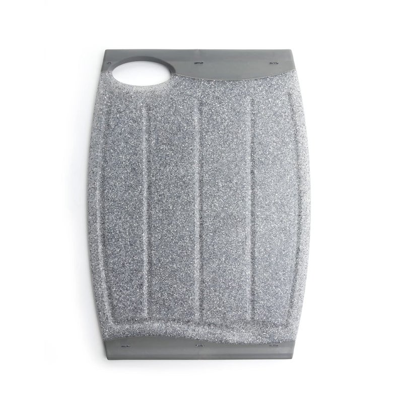 Extra Large Plastic Cutting Board 16 NonSlip Cutting Board for Meat Thicker Kitchen Chopping Board Unique Design with Multiple Juice Grooves BPA Free Dishwasher Safe Easy Grip Handle Grey