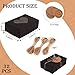 Moukiween 32 PCS Black Soap Boxes for Homemade Soap 354 X 236 X 118 Inch Soap Packaging Gift boxes with Window Small Rectangular Soap Wrapping Boxes Black - Image 4