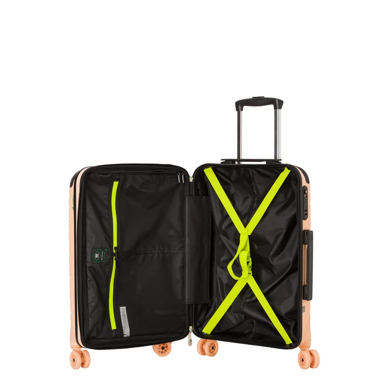 Carpisa Peach Hard Trolleys S-Gotech Green Fw  | Best Price UAE