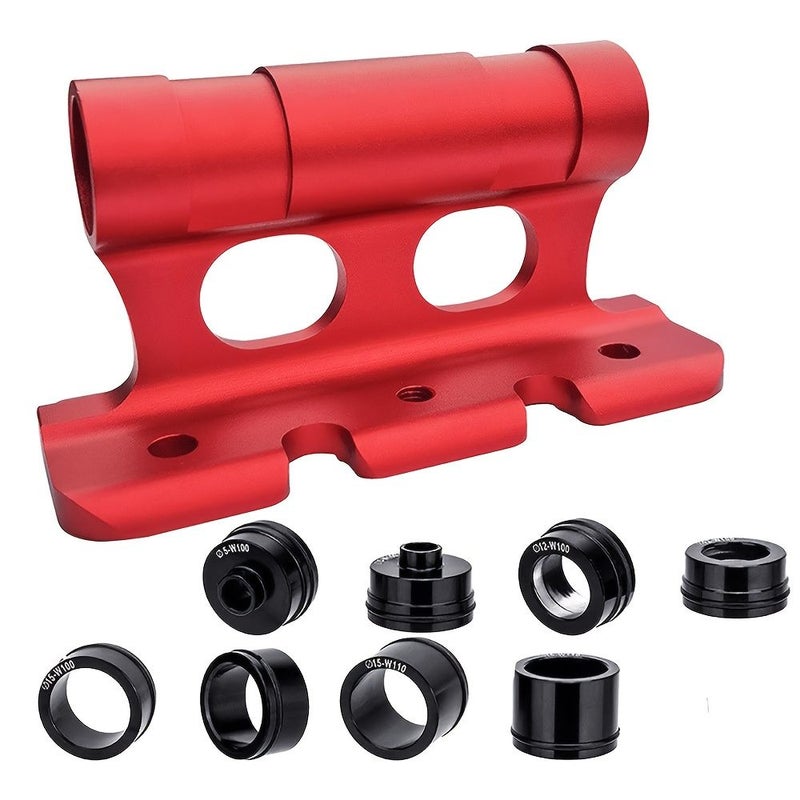 Titanium Single Bicycle Fork Fixing Frame Roof Car Roof Rack Quick Detachable Buckle Axle Car Parking Rack - Image 4