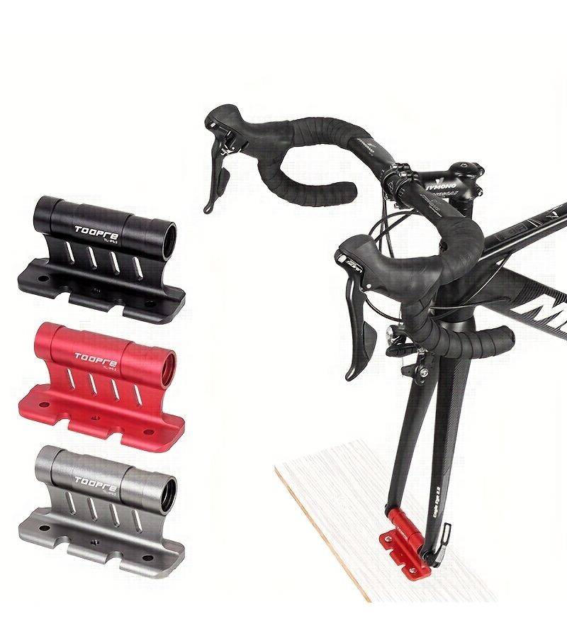 Titanium Single Bicycle Fork Fixing Frame Roof Car Roof Rack Quick Detachable Buckle Axle Car Parking Rack - Image 1