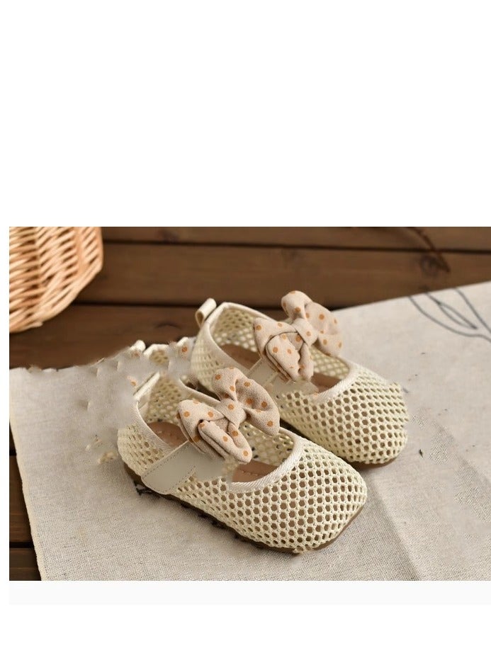 Children's Flat Sandals Princess Shoes - Image 1