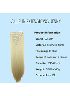 Xl 24 7 Pieces Set Clip In Extensions Hairpiece Straight Platinum Blonde Ce5 - pzsku/ZBD0D245444B18D146A75Z/45/_/1720086843/317d0c5f-660e-47ff-a978-7a75774ab25b