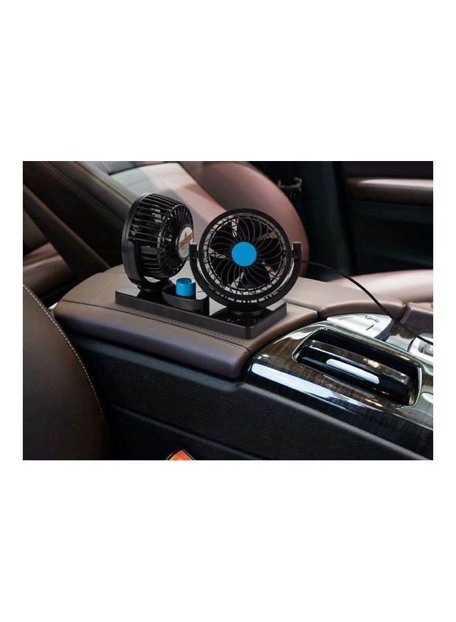 Loquat 12V Dual Head Car Truck Fan