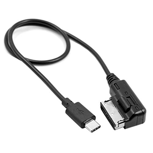 JSER Media in AMI MDI USB-C USB 3.1 Type-C Charge Adapter Cable for Car VW Audi 2014 A4 A6 Q5 Q7 - Image 4