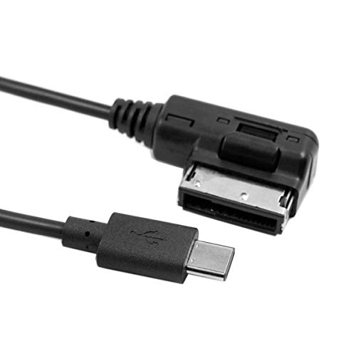 JSER Media in AMI MDI USB-C USB 3.1 Type-C Charge Adapter Cable for Car VW Audi 2014 A4 A6 Q5 Q7 - Image 3