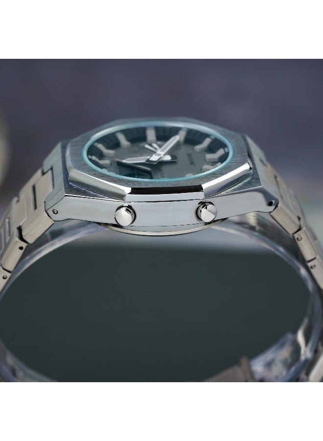 SKMEI Men Watch Dual-Display Electronic Watch with Luminous 30m Waterproof Watch Fashion multifunctional Sports Watch for Men- 1816 - Image 4