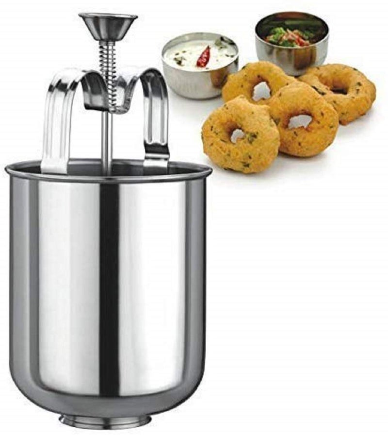 Dweezhet Stainless Steel Medu Vada Maker Machine for Perfectly Shaped Crispy Medu Vada Donut Maker Homemade Donuts and Medu Vada - Image 1