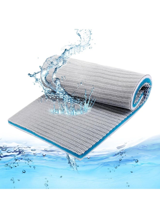 Aquarium Filter Media 8 Layer Aquarium Filter Sponge, Fish Tank Accessory Sponge Filter, Super Filter Effect, Filter Sponge for Fish Tank Aquarium (12in x 10in) - Image 1