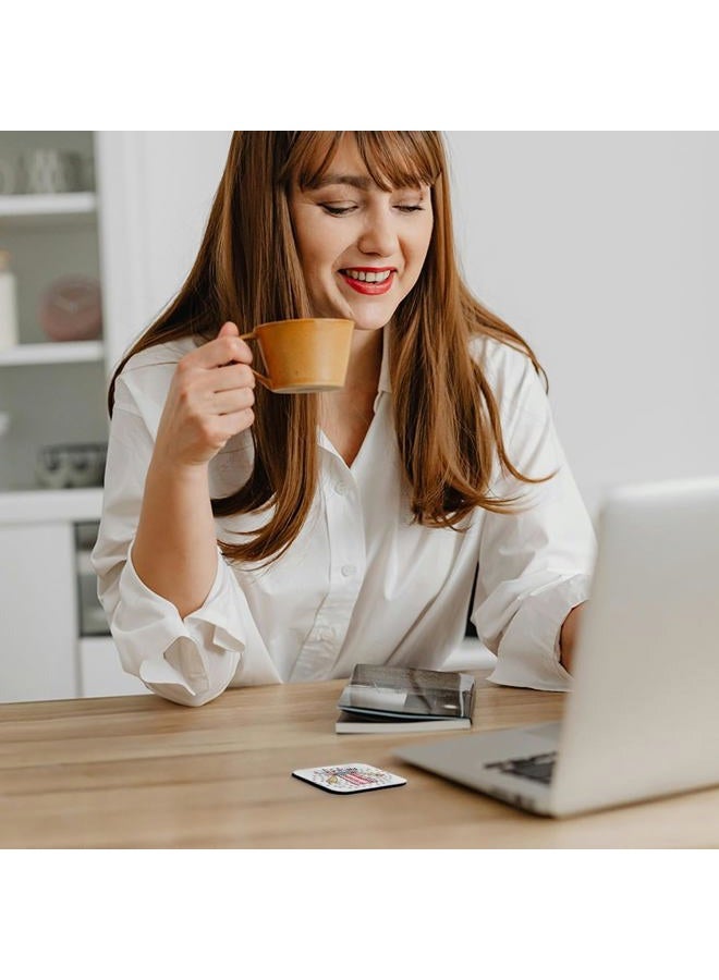 3DROSE Coasters, Mutli-Colour, set-of-8-Soft - Image 5