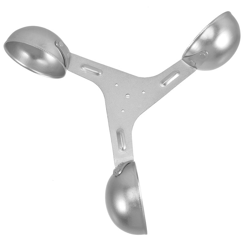 Silver Anemometer Sensor Wind Speed Meter 17x17cm Air Flow Measurement Replacement Part - Image 1