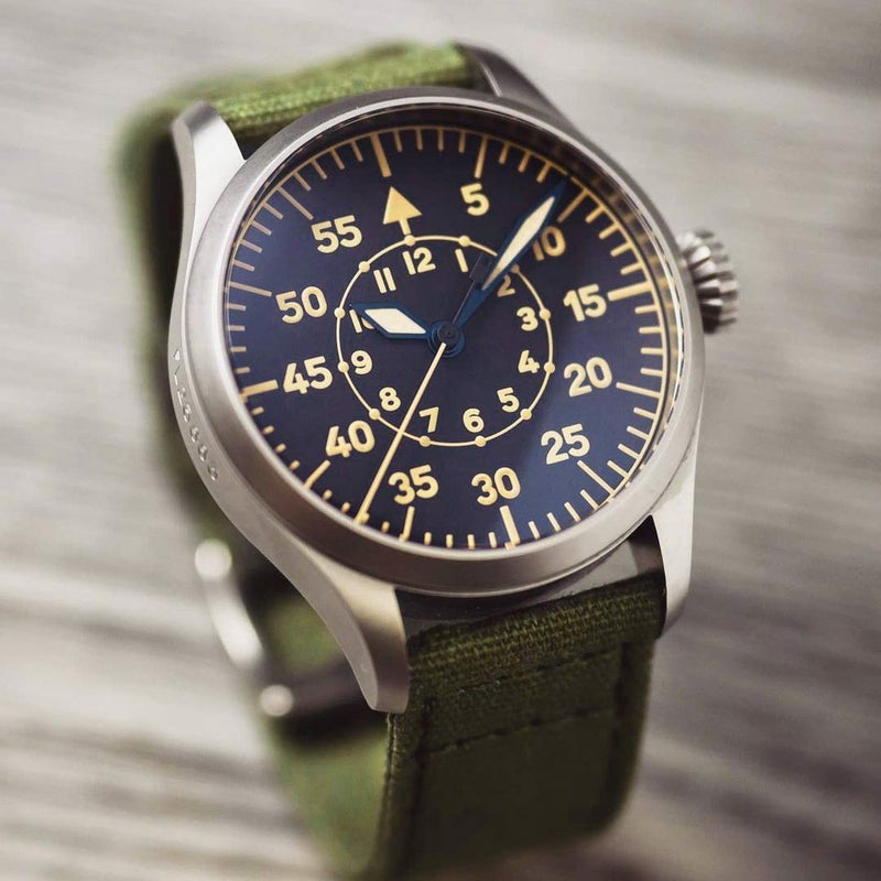 Ritche Christmas Gift 18mm Vintage Canvas Wristbands Quick Release Watch Band Replacement Watch Straps for Men Women, White Elephant Gifts, Stocking Stuffers for Men, Father's Day gifts - Image 2