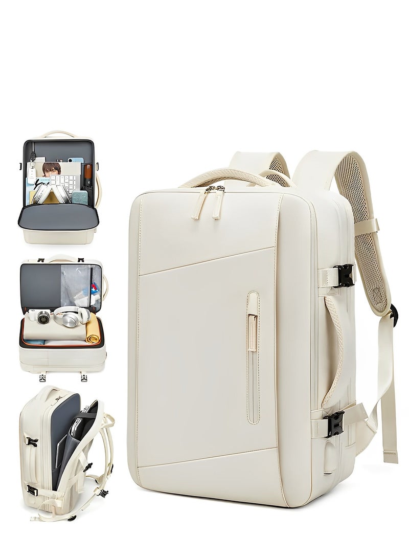 Skycare Skycare 45L Business Travel Backpack, Expandable Waterproof Laptop Bag with  USB Charging Port  - Image 1