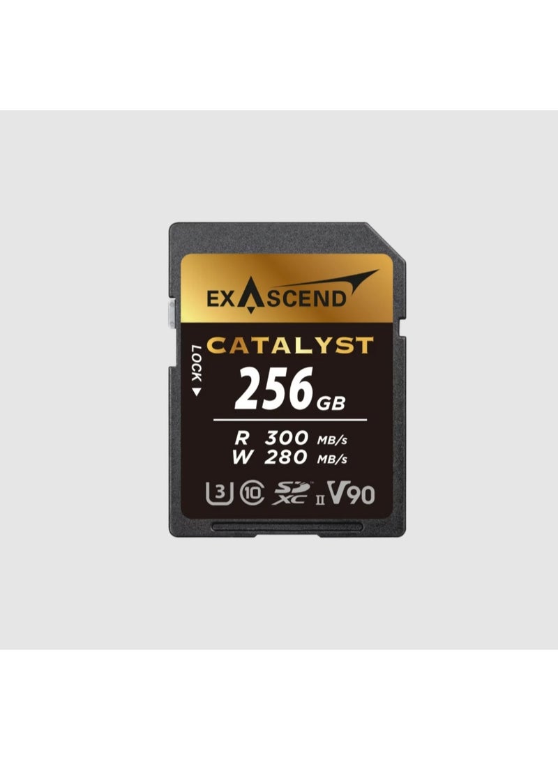 Exascend 256 GB SDXC SD Card, Class 10, UHS-II V90
