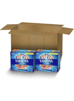 Tampax Pearl Tampons Super Plus Absorbency, With Leakguard Braid, Unscented, 50 Count (Pack of 2), 100 Count Total  - Image 2