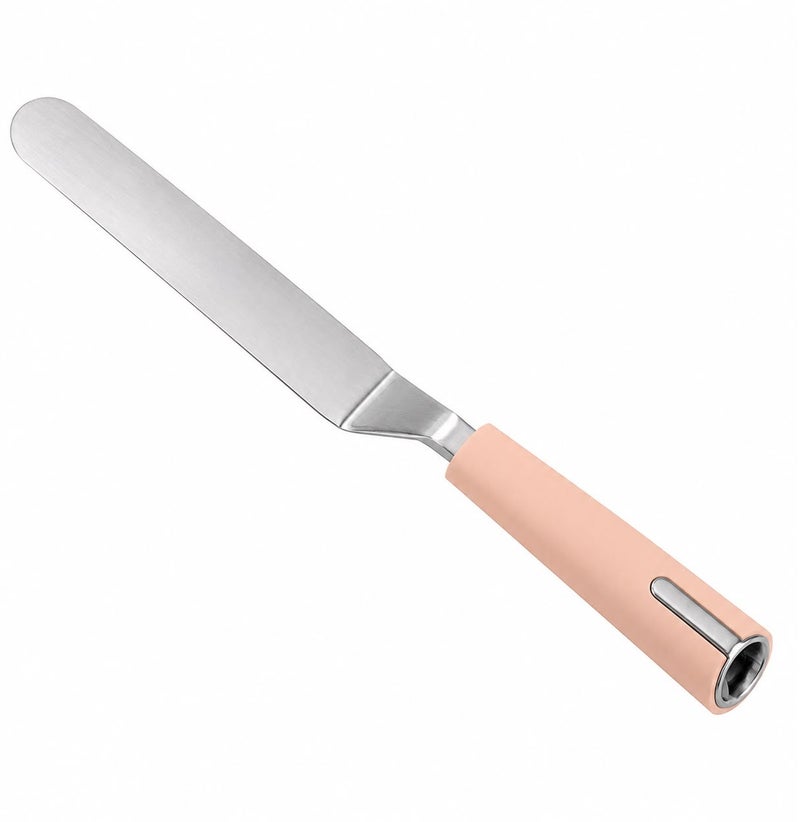 Professional Stainless Steel Cake Icing Spatula with Ergonomic Handle – Offset Frosting Knife for Cake, Pastry, Cream, Dessert & Pizza Decorating Kitchen Tool - Image 2