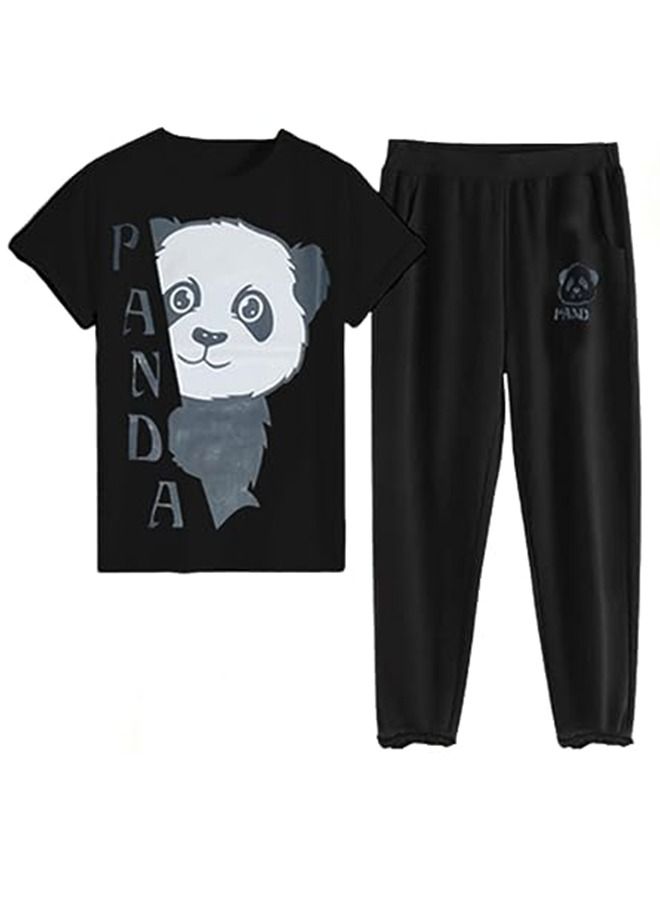Outerwear Set for Girls - Trouser Waterproof + Tshirt Cotton