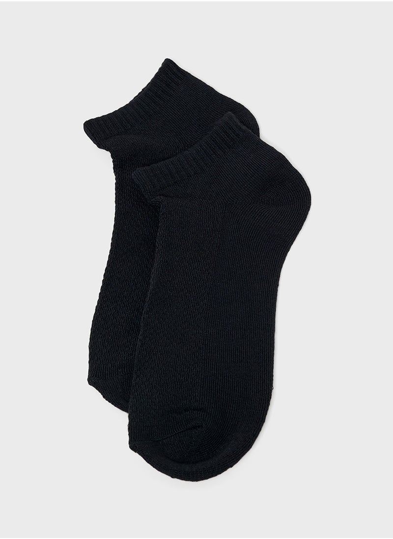 Seventy Five Basics Pack Of 3 Ankle Socks  - Image 2