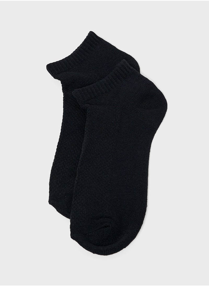 Seventy Five Basics Pack Of 3 Ankle Socks  - Image 3