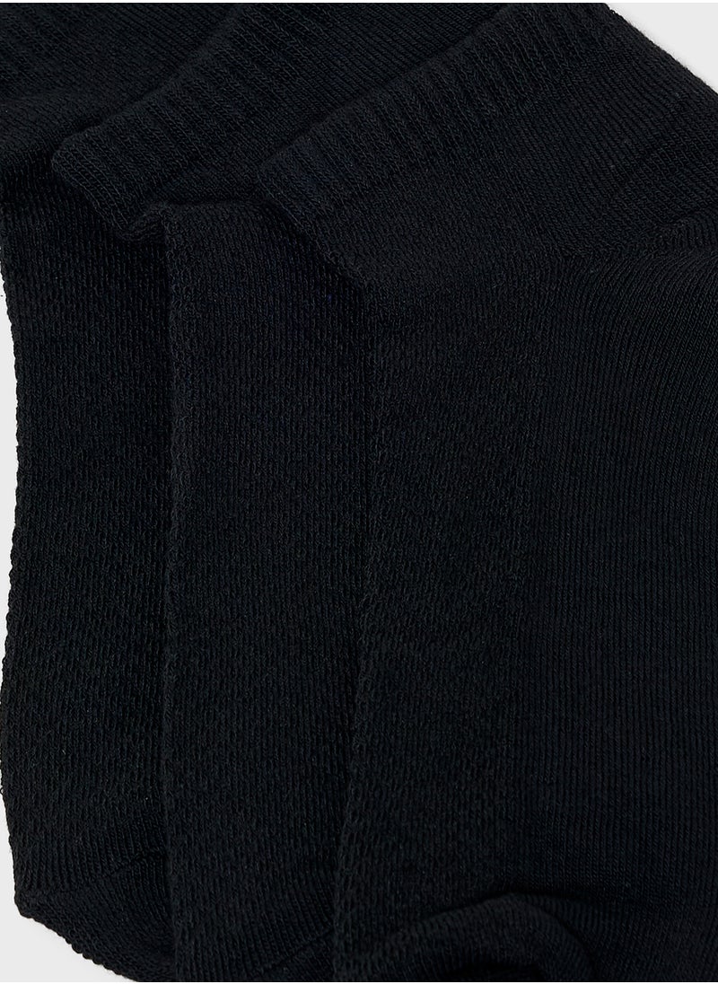 Seventy Five Basics Pack Of 3 Ankle Socks  - Image 5