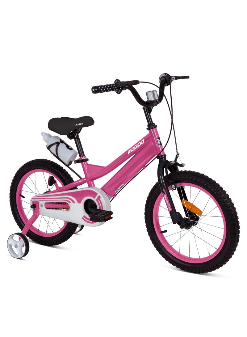 MOGOO - Rayon Junior 2.0 100% Assembled Kids Bicycle 12 Inch - Pink - Image 1