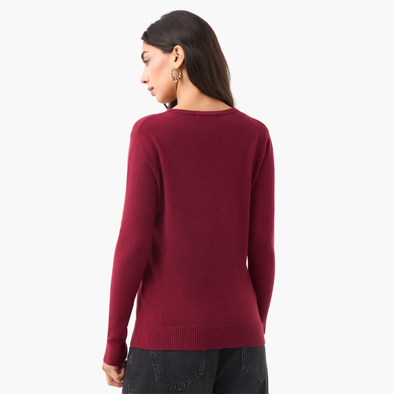 2Xtremz Textured V-neck Tricot Cardigan - Image 4