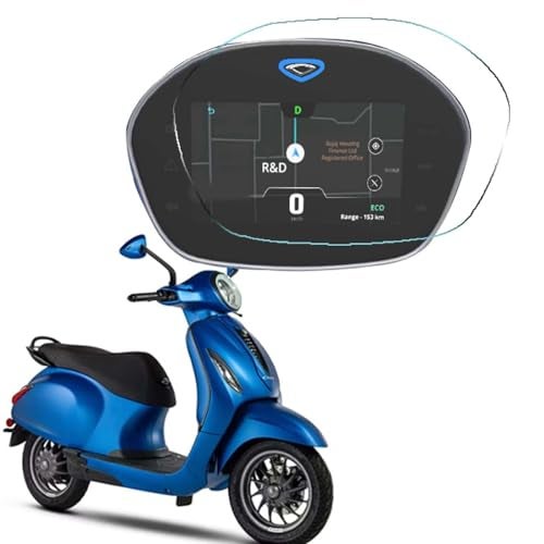 FCS Speedometer Screen Protector Compatible for Chetak 3501 Electric Scooter 2025 | Bajaj Chetak 3501 | 9H Anti Shock Edge to Edge Coverage Screen Guard for Bajaj Chetak 3501 (Glossy) - Image 2