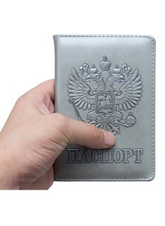 We Happy Travel Passport ID Card Wallet Holder Cover RFID Blocking Leather Purse Case Russia  - Image 5