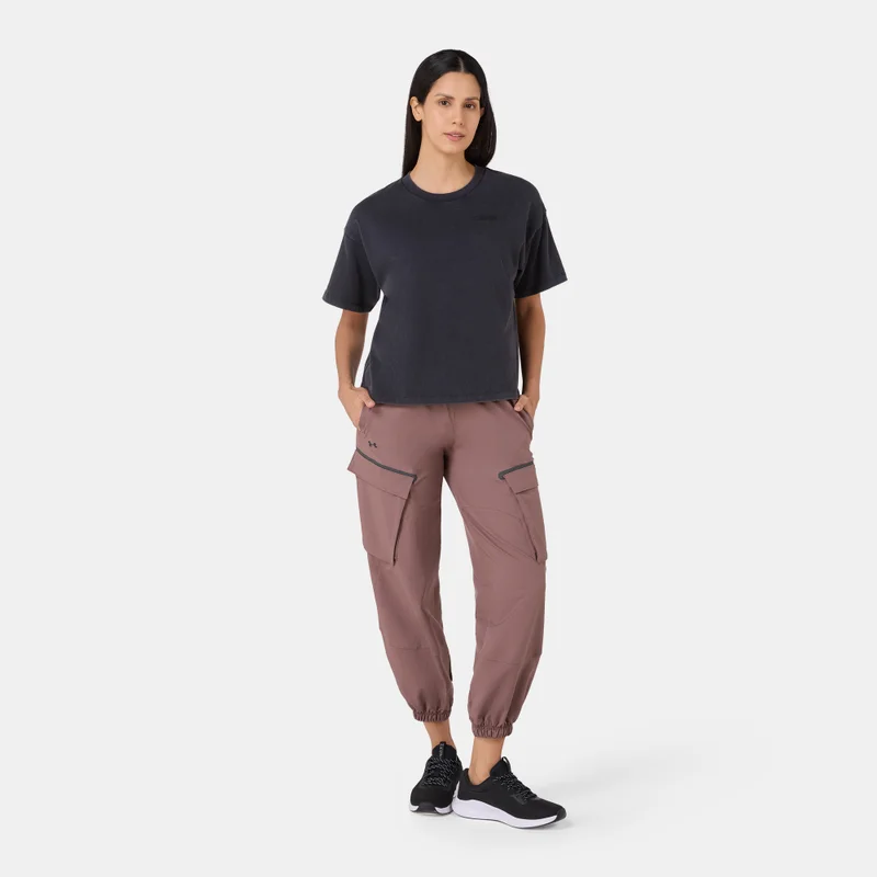 Under Armour Black Women's Boxy Heavyweight T-Shirt for Women | Best Price UAE
