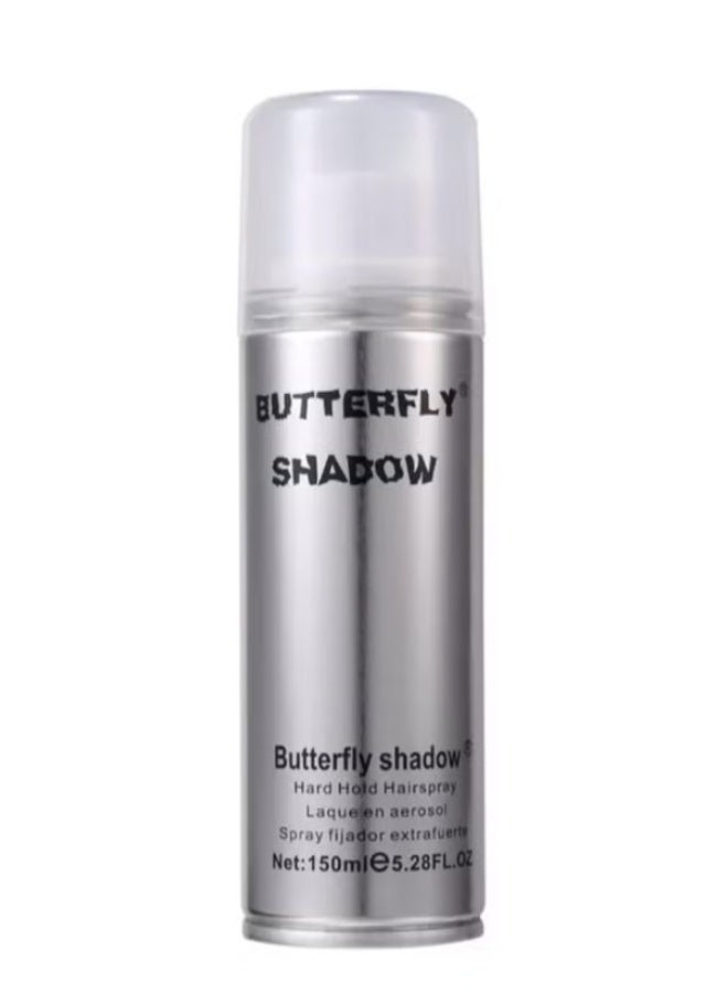 Butterfly Shadow Hard Holder Hair Spray 150ml - Super Firm, Long-Lasting Hold - Image 3
