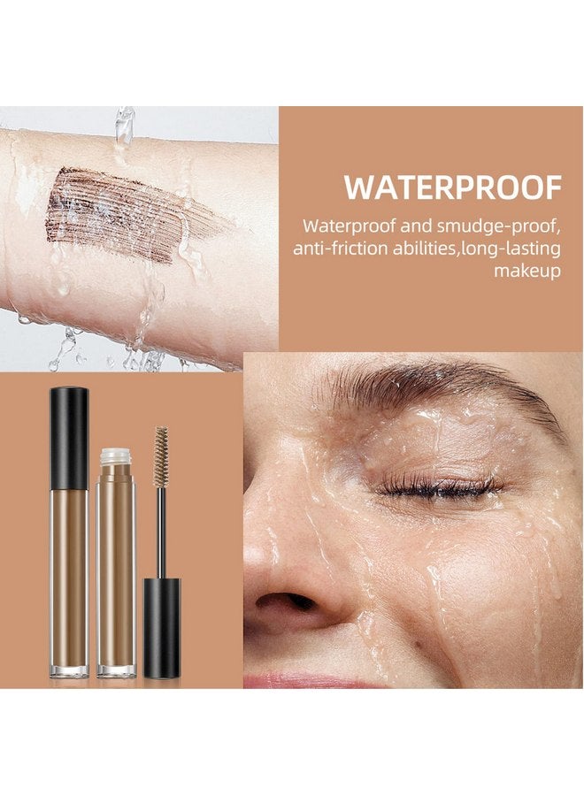 DAGEDA DAGEDA 2Pcs Eyebrow Setting Gel, Eyebrow Brow Fix Gel, Waterproof and Sweat-Proof, Eyebrow Repair Liquid Brows Styling Beauty Salon Home Use Makeup, 1.81oz (Light Brown and Dark Brown)  - Image 2