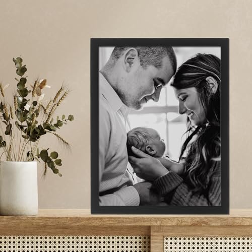 Lawrence Frames Black Wood Certificate Picture Frame, Gallery Collection, 8-1/2 by 11-Inch - Image 2