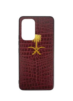 Okteq TPU Protection and Hybrid Rigid Clear Back Cover Case Crocodile Skin Dark Saudi Arabia for Samsung Galaxy A53 5G  - Image 1