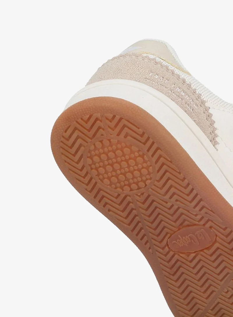 Lee Cooper BEIGE Boys Hook & Loop Ankle School Sneakers for Men | Best Price UAE