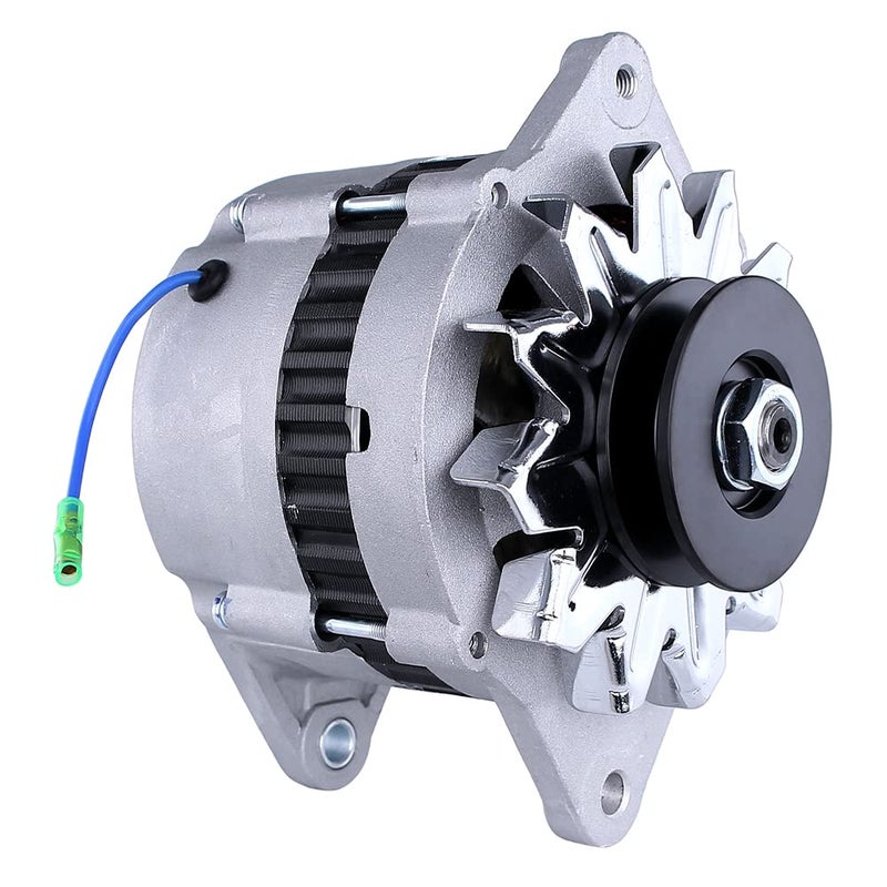 RAREELECTRICAL New 12V 80A Alternator Compatible With Yanmar Marine Engine 4LhaSte 6LySt 6LyStm Lr18003a
