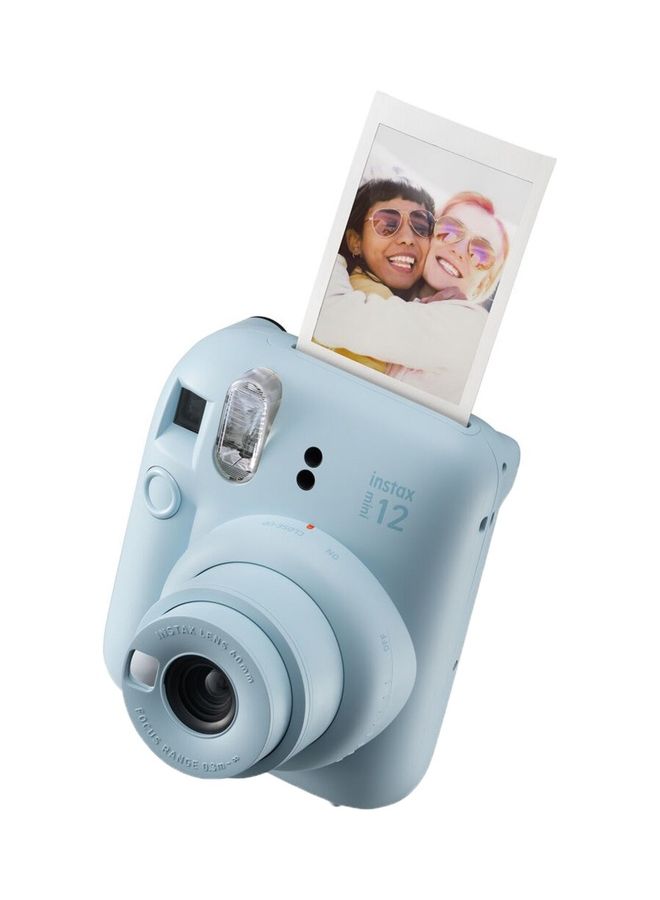 FUJIFILM Instax Mini 12 Instant Film Camera With Pack Of 10 Films Pastel Blue - Image 2