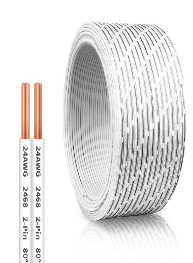 OXDFK 100 FT 24 AWG Universal Garage Door Wire, 2-Conductor Bell Wire for Garage Door Sensors, Garages Doors Opener Wires, Extension Cable Wires Cord Line for Control Station and Sensor - Image 1