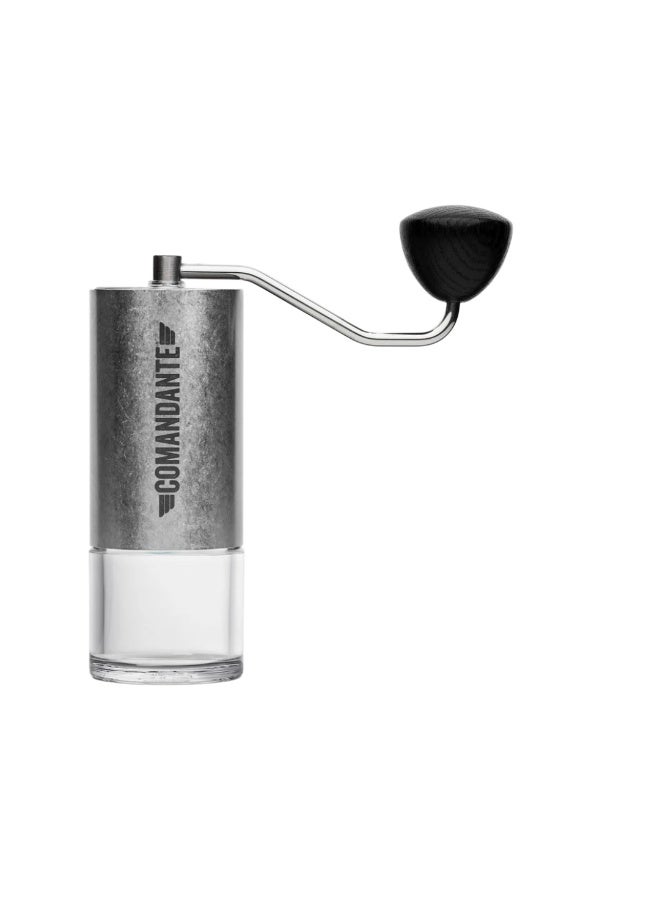 Comandante C40 LAB Series Tigershark MK4 Manual Coffee Grinder - Nitro Rex Tigershark Burrs, Stepless Adjustment, 40g Bean Jar, Stainless Steel, Handmade Germany - Image 2