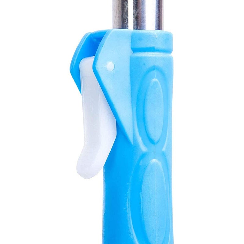 AROVEMIC Arovemic Premium Classic Blue Mop StickIndias Best Set Easy to Fit for All Bucket Spin MopsStainless Steel and Plastic Stick Mops Floor Cleaning 360 Degree Rotating Pole 3 Months Warranty - Image 4