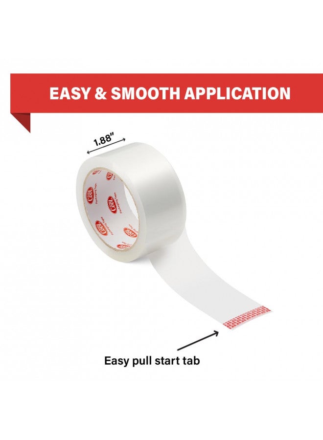Simply Cool Simply Cool Clear Packing Tape Refill Rolls Bulk 36 Pack of 60 Yards Per Roll Strong Industrial Heavy Duty Packaging Tape Moving Sealing Boxes & Shipping 2160 Yards Total 1.97 Mil Thick 1.88 Wide  - Image 3