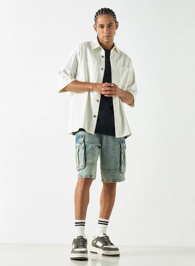 Lee Cooper Lee Cooper Denim Cargo Shorts