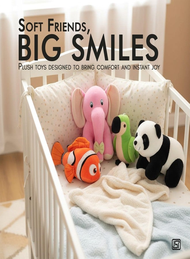 Future Shop Pack of 4 Soft Toys Combo - Elephant, Parrot, Fish & Panda | Cute Plush Stuffed Animal Toys Set for Kids & Babies | Soft Cuddly Gift Set for Boys & Girls - Image 4