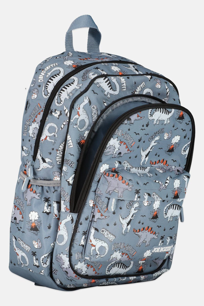Joe Boxer Kids Boy Graphic Print Backpack, Multicolor - Image 2