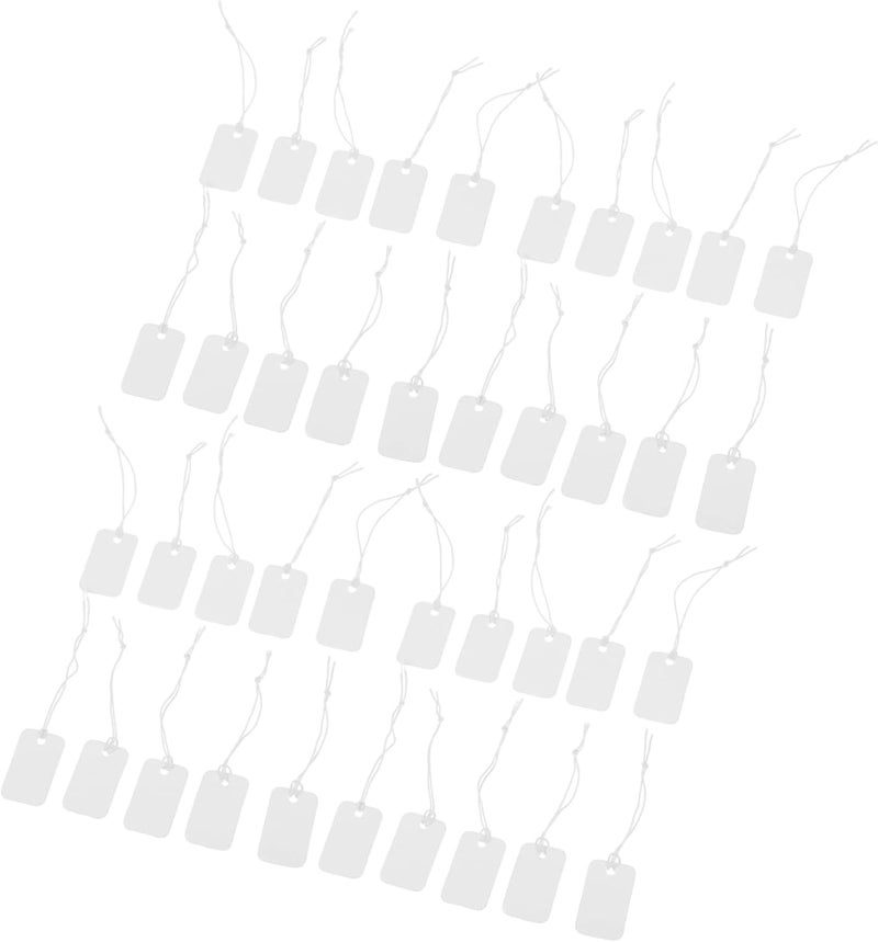 Blank Jewelry Price Tags Set Of 100 Handwritten Label Present Tags For Retail - Image 1
