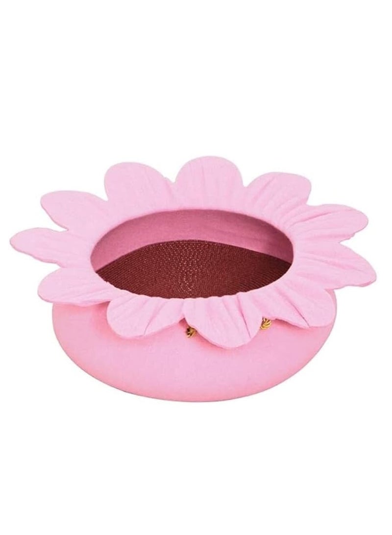 سرير للحيوانات الأليفة على شكل عباد الشمس لعش القطط سرير نوم لطيف - Image 1