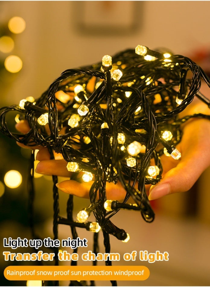 MODI 50M LED Fairy String Light Warm White with 8 Lighting Modes, Waterproof Indoor & Outdoor Decorative Lights for Ramadan, Eid, Garden, Balcony & Party - Image 1
