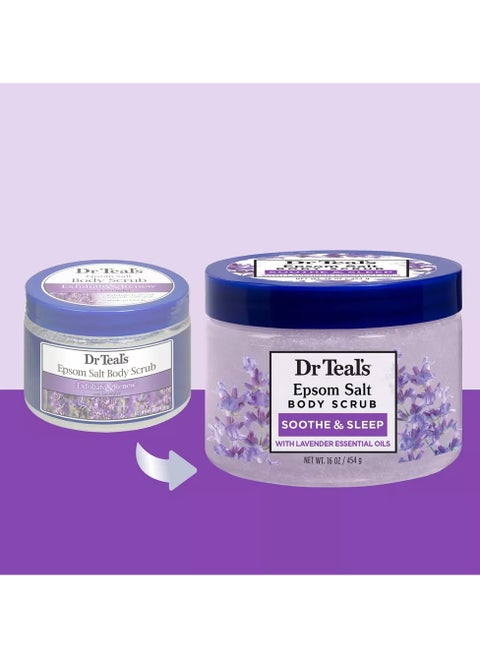Lavender Epsom Salt Body Scrub 454grams