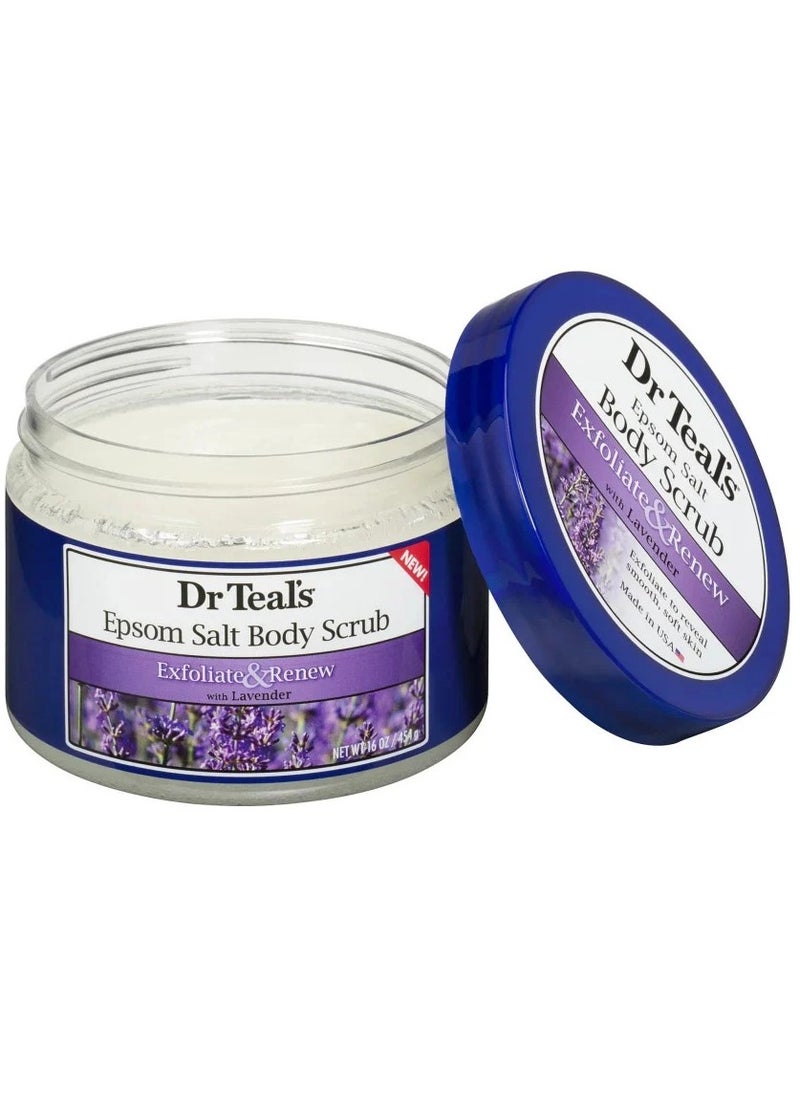 Lavender Epsom Salt Body Scrub 454grams