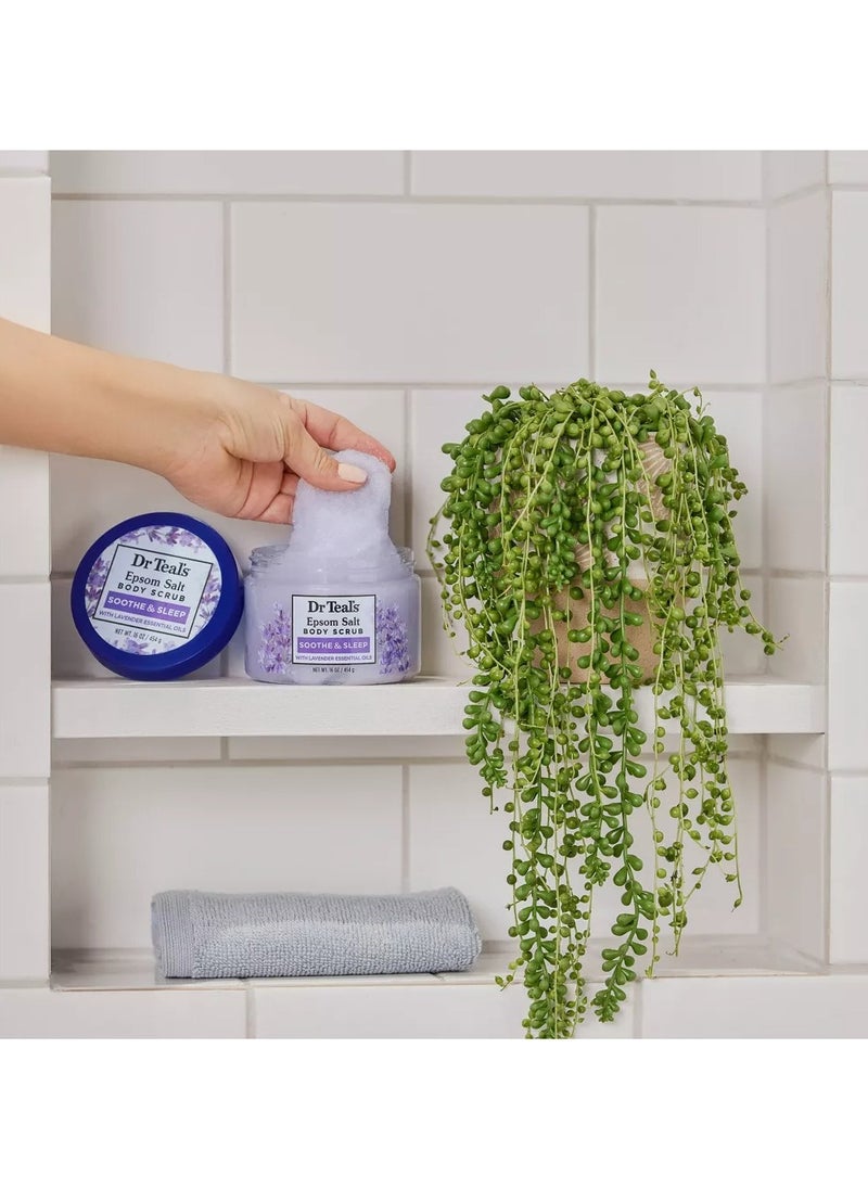 Lavender Epsom Salt Body Scrub 454grams